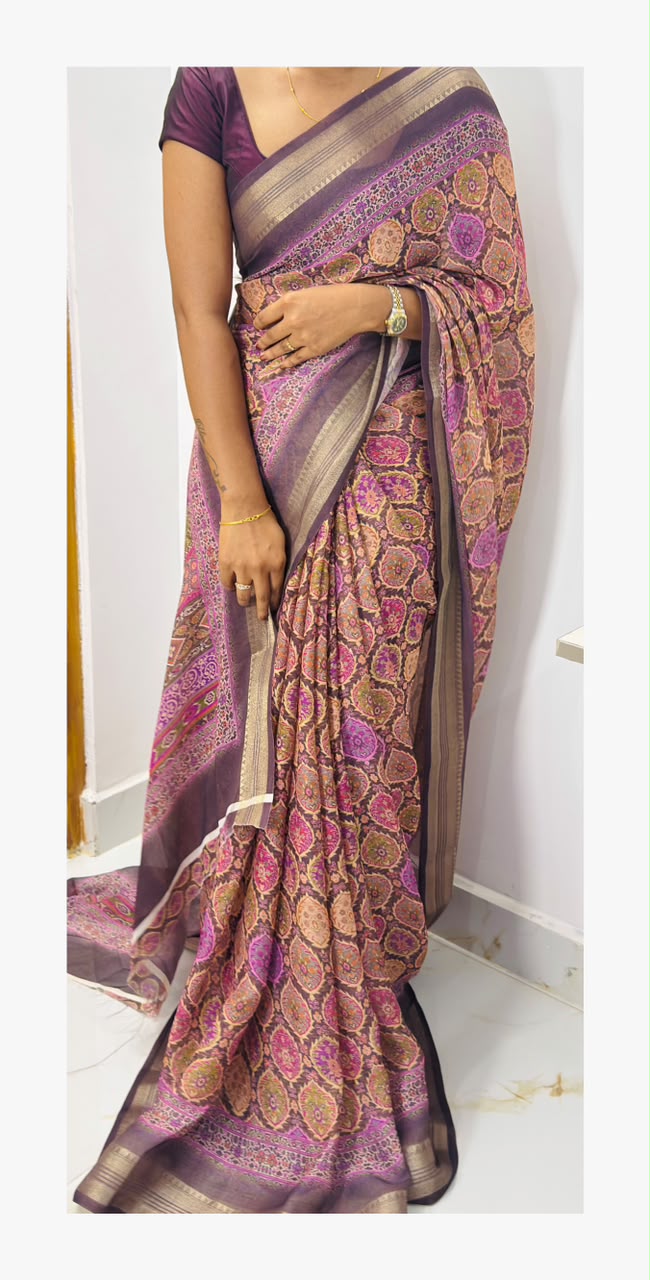 Georgette premium saree